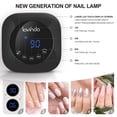 thumbnail image 2 of Lámpara de uñas UV Lavinda 54 W recargable con pantalla táctil grande, 2 of 7