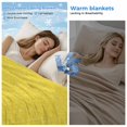 thumbnail image 2 of Yellow Burlap Texture Cooling Blanket, Lightweight Breathable Summer Throw Blanket with Double Sided Cold Effect, Farmhouse Vintage Yellow Picnic Beach Blankets Bed Sheet for Hot Sleepers 30"x40", 2 of 8