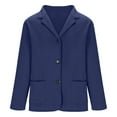 thumbnail image 5 of ameIAEA Mens Casual Jacket Long Sleeve Button Down Collar Lightweight Coat with Pockets, 5 of 6