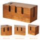 thumbnail image 2 of Caja de gestión de cables, caja organizadora de cables de madera, caja de gestión de cables de ordenador de escritorio para oficina en casa, 2 of 6