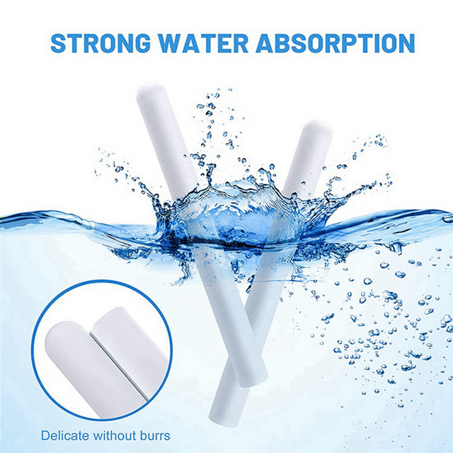 Bâton de Séchage 8 Pcs Diatomite Absorbant l'Humidité Bâton d'Absorption d'Eau Propre Diatomite Dessicant pour Lessive