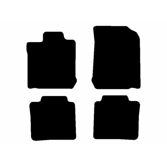 Auto Mats and Accessories 4 Piece Set Custom Carpeted Floor Mats Compatible with 2013-2018 Toyota Avalon (Black) Made in the USA
