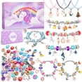 thumbnail image 1 of Kit de fabricación de pulseras ZOOI para niñas de 8 a 10 años con dijes para joyas, 1 of 8