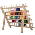 thumbnail image 4 of Poolin Foldable Wooden Thread Rack 60 Spools Sewing Embroidery Sturdy Thread Holder Organizer For Sewing Quilting Craft, 4 of 7