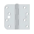 thumbnail image 2 of Deltana S44058TT26-LH Left Hand 4" x 4" x 5/8" x Square Hinge; Bright Chrome Finish, 2 of 2