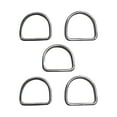 thumbnail image 4 of 5 hebillas de anillos en D de acero inoxidable, multifuncionales, hechas a mano, fuertes anillos en forma de D, conector de Metal, anillo en D para 3mmx30mmx27mm, 4 of 8