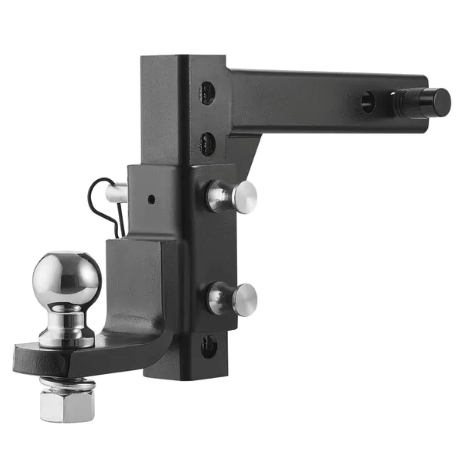 RENO Adjustable Trailer Hitch, Fits 2 Inch Receiver Hitch 4