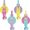 Llama Party Blowers, 8 Count