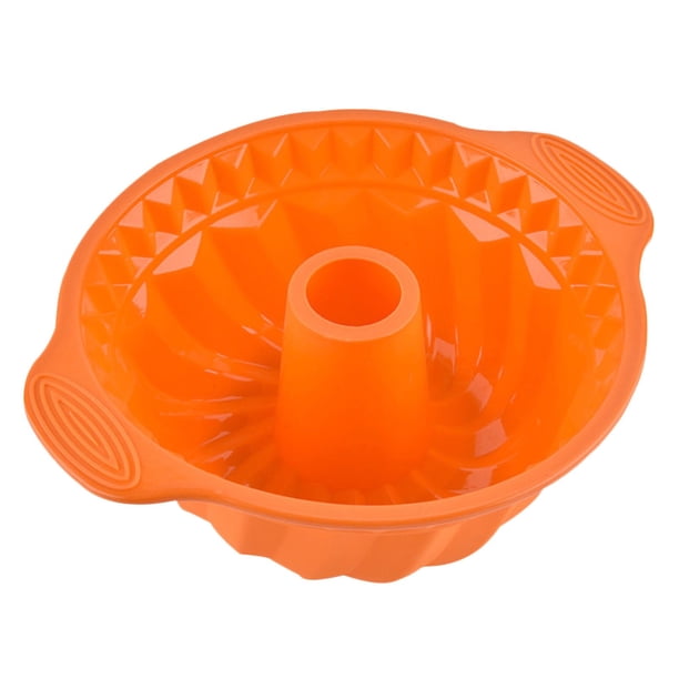 Silicona Hueca De 10 Pulgadas En Espiral Para Hornear Pasteles De Chiffon A Alta Temperatura
