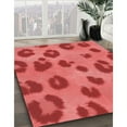 thumbnail image 2 of Ahgly Company Indoor Rectangle Patterned Ferrari Red Area Rugs, 8' x 12', 2 of 6