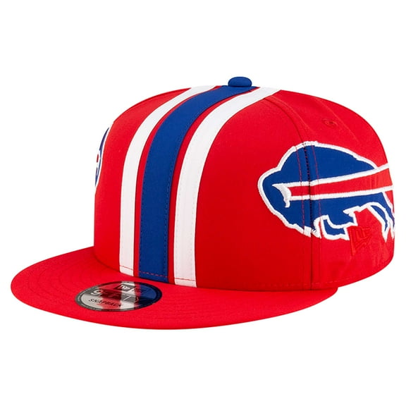 Men's New Era Red Buffalo Bills Throwback Helmet 9FIFTY Snapback Hat