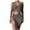 ☪429-Black, variant on Nuoqisi Women’s Sets Fashion Metallic Sequins Halter Crop Top Deep V Neck Backless Vest Shirt and Skirt Clubwear Rave Outfit