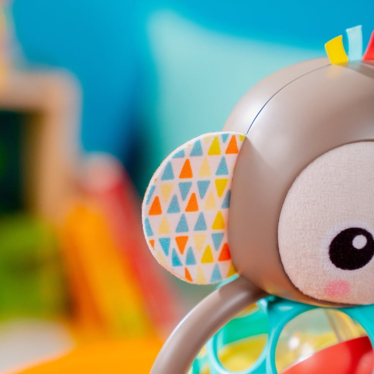 Bright Starts Grab & Giggle Monkey Multi-Sensory Toy for Infants