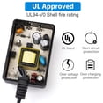 thumbnail image 6 of LotFancy 12V 1A Scooter Battery Charger for Razor E90 PowerRider 360 Core 90, W13111401014, 6 of 8