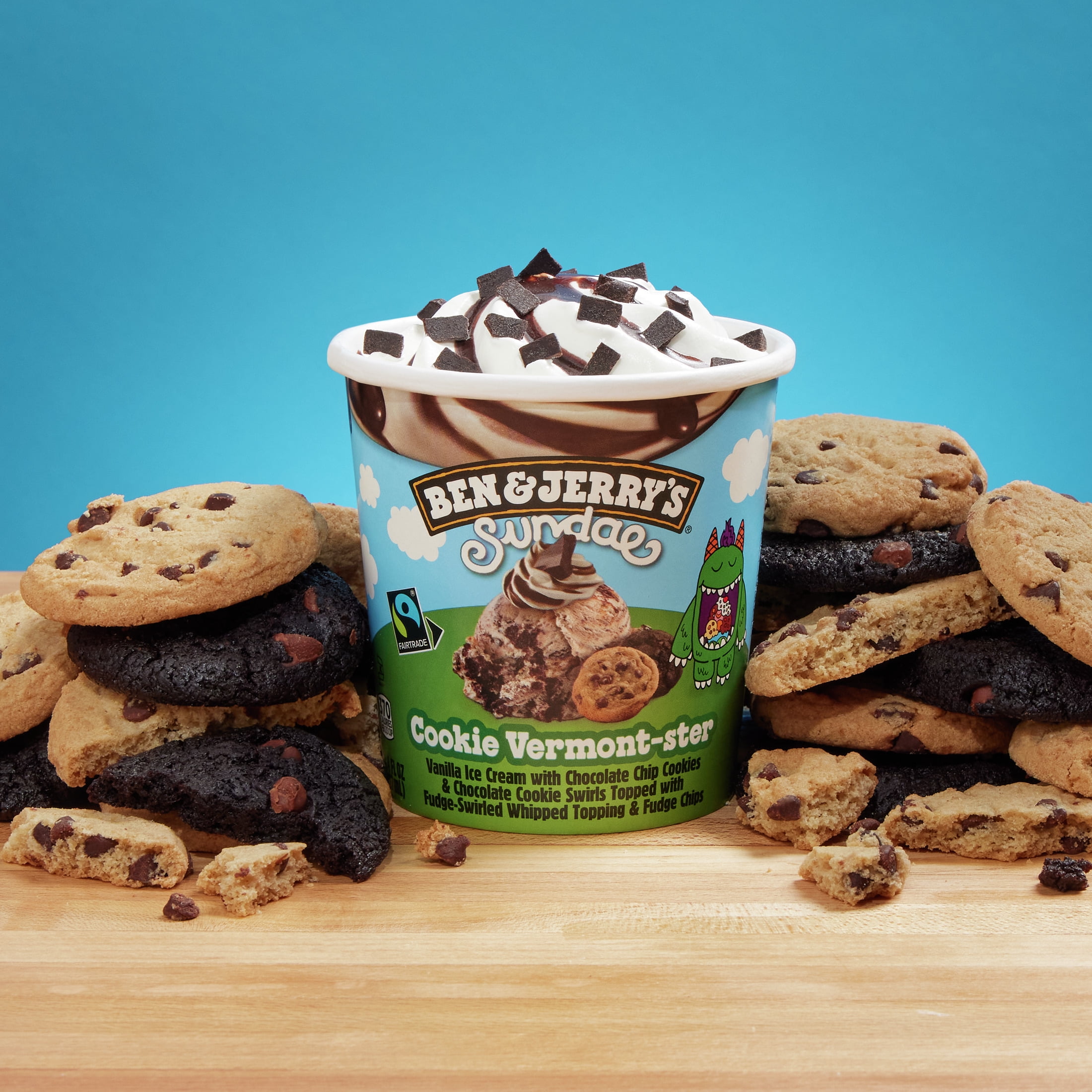 Ben & Jerry's Sundae Cookie Vermont-ster Sundae Vanilla Ice Cream, 14.4 oz