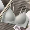 thumbnail image 2 of Comfortable No Underwire Bras for Women Seamless Wireless Soft Everyday Brassiere Padded Comfortable Bralette, 2 of 3