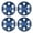 Black Lacquer & Blue Lacquer, variant on (4-Pack) 14" Universal Wheel Rims Cover Hubcaps Snap-On ABS Hub Caps for Car,Truck,SUV(14-inch,Silver Lacquer & Black Lacquer)