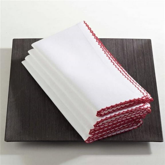 Saro Lifestyle Whip Stitched Table Napkin (Set of 4)