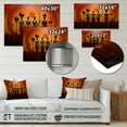 thumbnail image 4 of Designart "African Tribal flow I" African Metal Wall Art, 4 of 5
