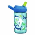 thumbnail image 3 of Eddy + Kids Water Bottle, Sharks and Rays Design, 14 oz, Multicolor | Bundle of 10, 3 of 4