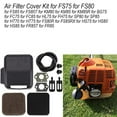 thumbnail image 6 of Lawn Mower Air Filter Set Compatible with FS75 FS80 FS85 FS85T KM80 KM85R BG75 FC75 FC85 SP80 SP85 HT70 HT75 FS80R FS85RX HS75 HS80 HS85, 6 of 6