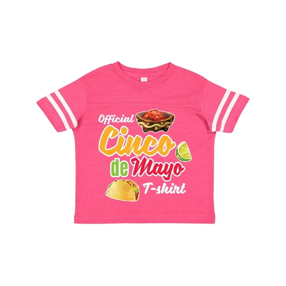 Inktastic Cinco De Mayo Official Tshirt Funny Pun with Taco Salso and Lime Boys or Girls Toddler T-Shirt