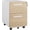 Wood grain, variant on Locking Mobile File Cabinet – 2 Drawer Under Desk Rolling Cabinet, Heavy Duty Metal, Fully Assembled – For Letter/Legal/A4 Documents