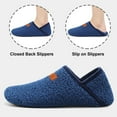 thumbnail image 3 of Barerun Women Men Slippers with Around Rubber Sole Slipper Soft Lightweight House Slipper Socks, 3 of 7