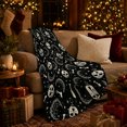 thumbnail image 3 of Gothic Gothic Motif Celestial Moon, Mystical Celestial Art Scene, Warm Flannel Blanket for Living Room and Bedroom, Celestial Art Lovers Valentine's Day Gift, Celestial Home Decor, 3 of 9