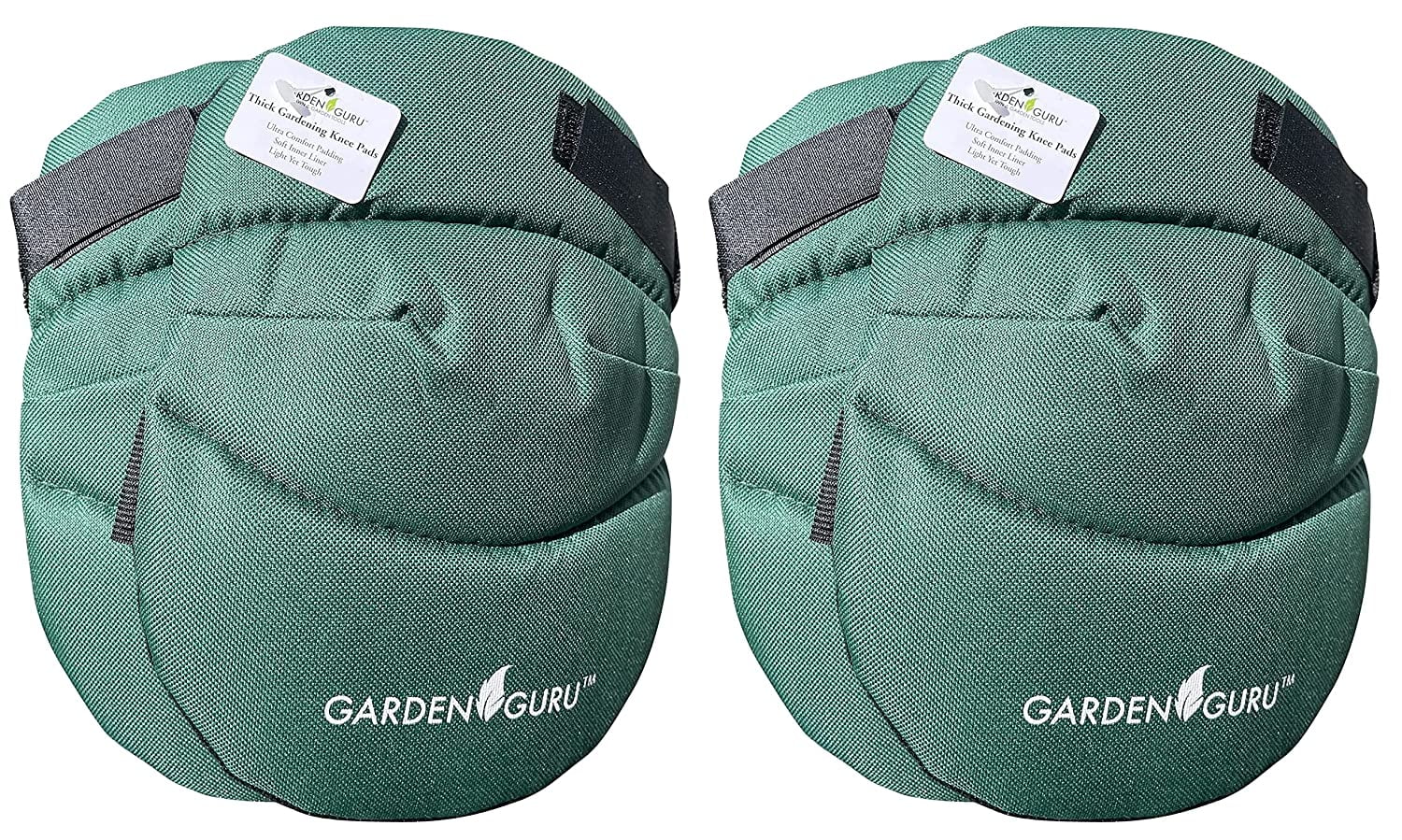 Garden Guru Cushioned Gardening Knee Pads with Adjustable Straps, Knee