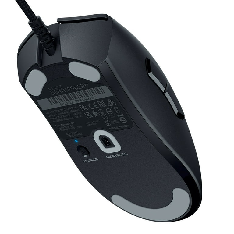 Black Ergonomic, DeathAdder V3 Mouse Gaming for 6 Ultra-lightweight, PC, Esports Wired Buttons,