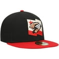 thumbnail image 3 of Men's New Era Black Fresno Grizzlies Alternate Authentic Collection 59FIFTY Fitted Hat, 3 of 6