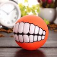 thumbnail image 4 of Flmtop Funny Pets Dog Puppy Cat Ball Teeth Toy PVC Chew Sound Dogs Play Fetching Toys, 4 of 9
