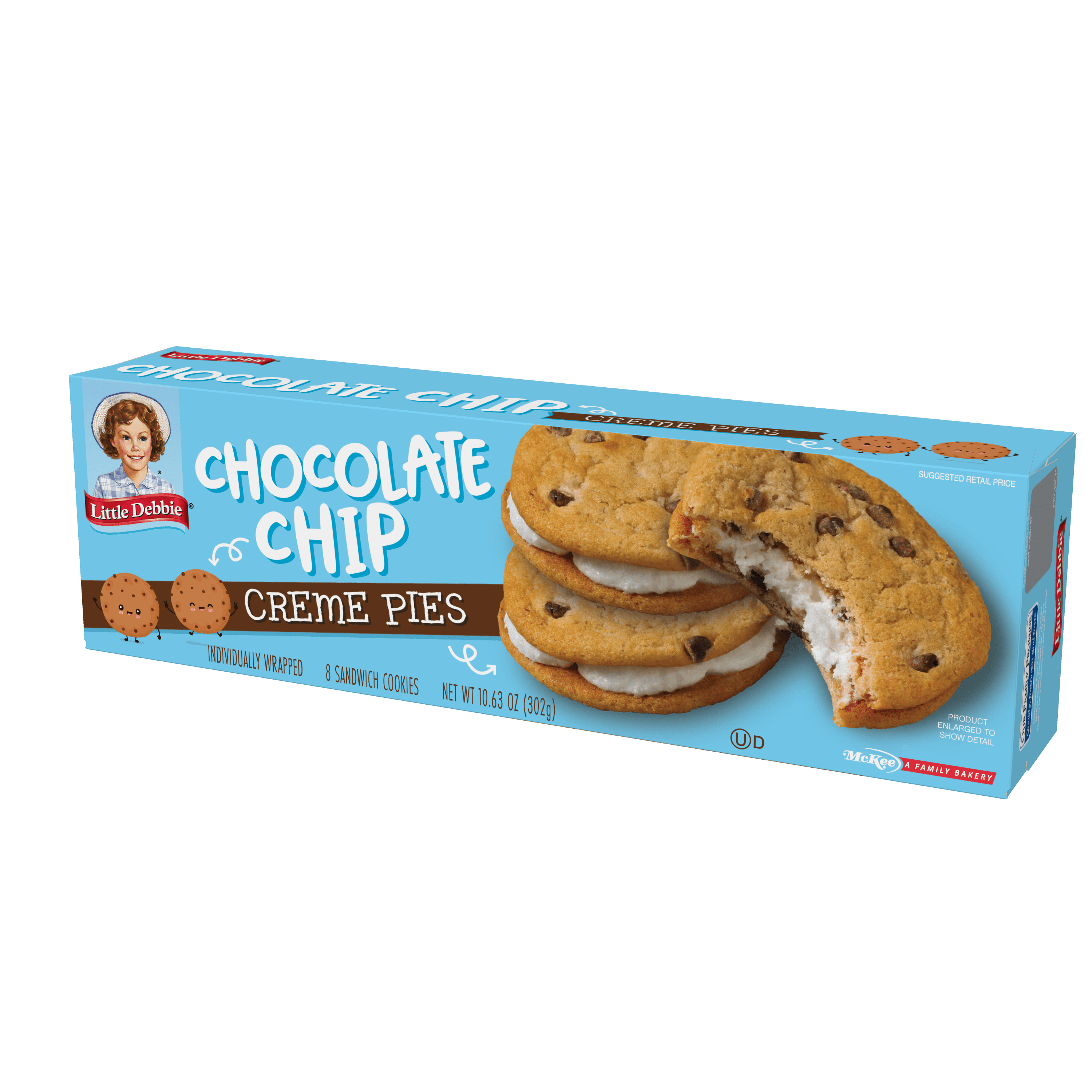 Little Debbie Chocolate Chip Creme Pies, 10.63 oz