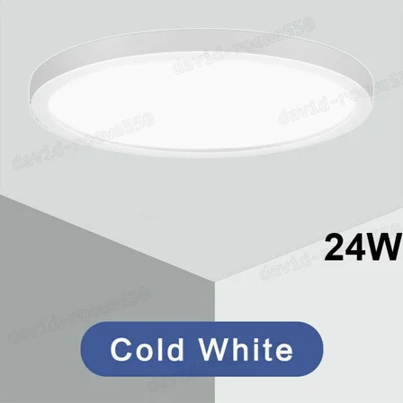 24W Led Ceiling Lights Panel Down Light Bathroom Kitchen Living Room Wall Lamp