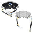 thumbnail image 4 of Gray Aluminum Shell Generator Voltage Regulator for 2-3KW Petrol Generators - 100VDC Output, 2A Continuous Current, Full-Wave Rectifier, Resin-Sealed, Moisture/Shock-Proof, Single-Phase Detection,, 4 of 7