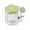 Green, variant on Automatic Bird Water Dispenser Flower Shaped Transparent Parrot Water Feeder Bottle Floating No Spill Cage Mount Bird Waterer Cage Accessories for Budgie Lovebird Conure Small Birds