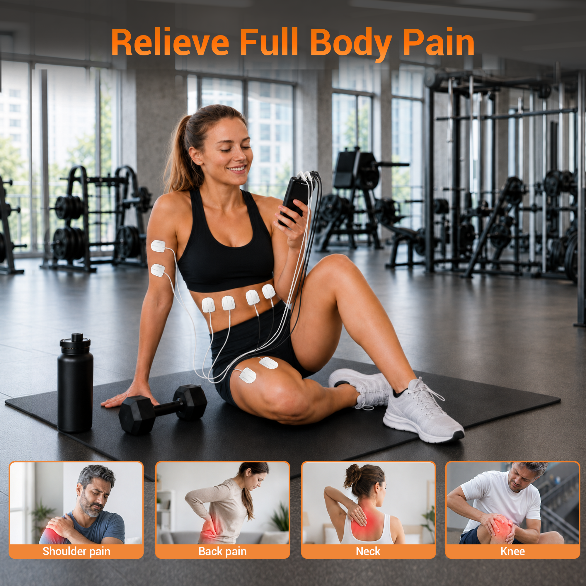 Comfytemp 4 Channel TENS Unit Muscle Stimulator photo 6