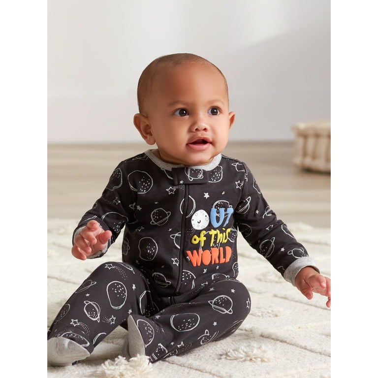 Gerber Baby Boy Sleep n Play Footed Pajamas 2 Pack 0 3 Months 6 9 Months