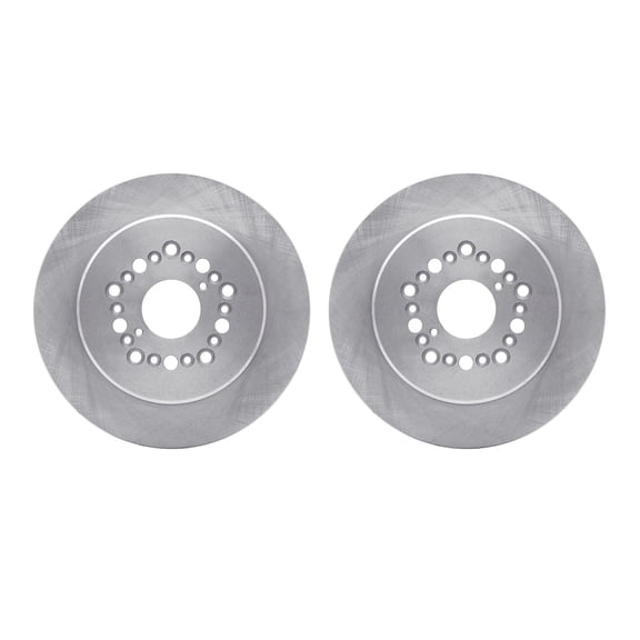 Dynamic Friction Company Rear Brake Rotors 6002-75006