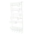 thumbnail image 4 of Raindrops Multifuncational Refrigerator Storage Rack Punch Free Storage Rack Refrigerator Side Wall Storage Shelf (with 3 Sticky Hooks), 4 of 8