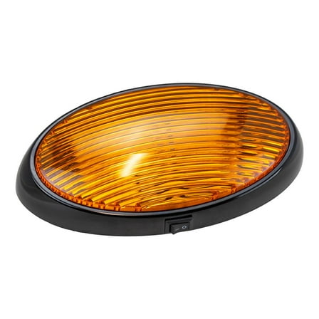 Dream Lighting LED Angled Porch Light/Amber Lens