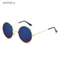 thumbnail image 1 of Gafas de sol Retro Vintage Punk para hombres y mujeres, gafas de sol populares de pesca, ocio, gafas de sol redondas de Metal, gafas de sol de moda UV400, 1 of 4
