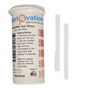 Free Sulfite Test Strips, 10-500 ppm [Vial of 50 Plastic Strips]