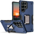 thumbnail image 1 of Supersield Samsung S23 Ultra Case Defender Fitted Hard Shell Ring Holder Stad Cover Case for Galaxy S23 Ultra - Blue, 1 of 5