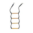 thumbnail image 2 of Boat Rope Ladder, Climbing Ladders High Strength Boarding Rope Ladder Marine Rope Ladder Boat Ladder Extension for Motorboat, Kayak, Canoeing 4 Steps, 2 of 8