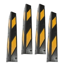 CRAFTHROU 4Pcs Garage Pole Padding Bright Colors Reflective for Car Owners