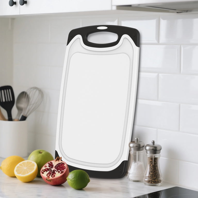 Oannao 3-Piece Cutting Board Set with Stand, BPA-Free photo 6