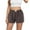Brown, variant on Plebaso Womens Boxer Shorts Elastic Waist Casual Shorts Comfy Lounge Bottoms Loose Pajama Shorts Sleepwear