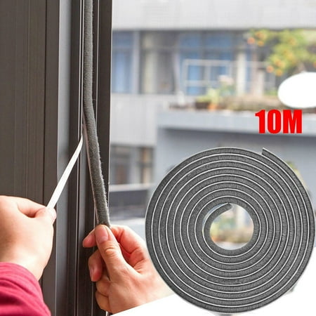 

Lierteer 10M Draught Excluder Brush Pile Seal Film Door Sash Self Adhesive Sealing Strip